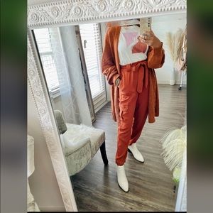 Express Belted Ankle High Rise Pants Size 8R